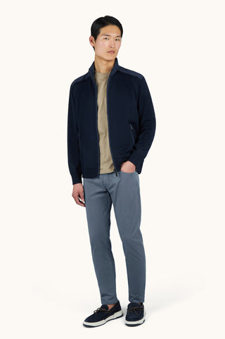 Paul & Shark - Cardigan de laine Soft Cool Touch avec détails en Typhoon® Re-4x4 Stretch