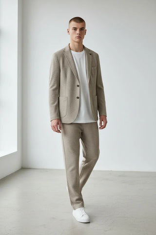 Digel - Andres - Move - Veston Tricot de Coton - Slim Fit