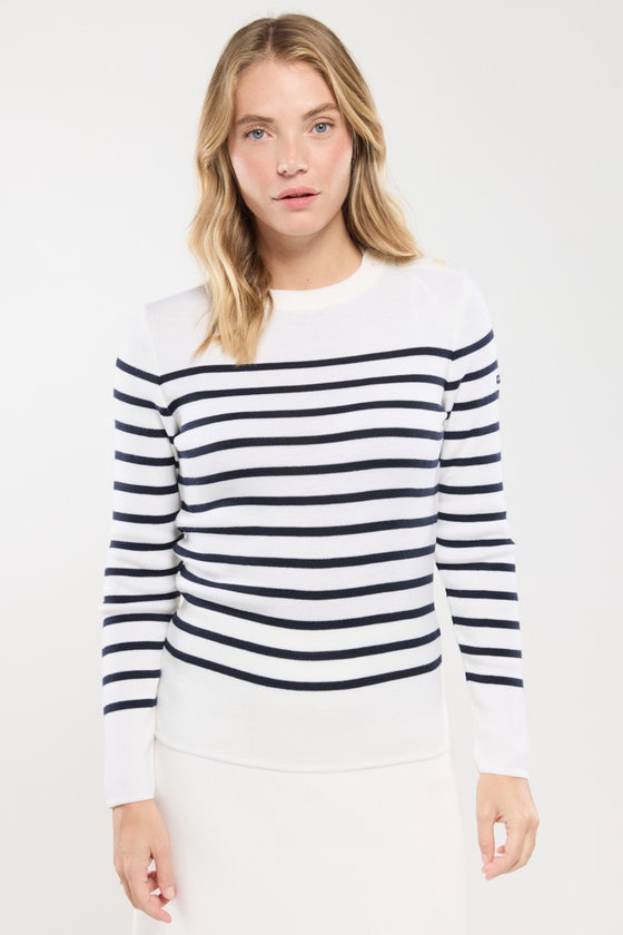Armor-Lux - Briac - Pull breton de laine à rayures