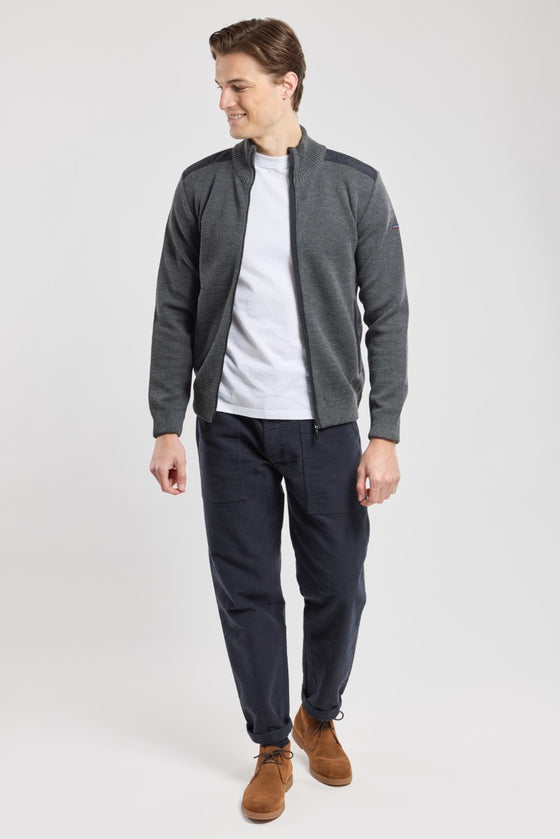 Armor-Lux - Carnac - Cardigan de laine pour homme