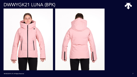 DESCENTE - Luna - Manteau de ski pour femme doublé duvet