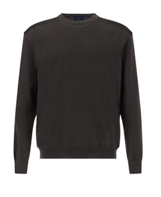 Paul & Shark - Chandail col rond de laine Summer Wool avec appliqués Loro Piana