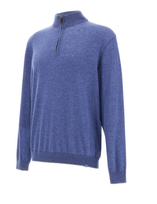 Paul & Shark - Chandail col zippé de laine Soft Piuma
