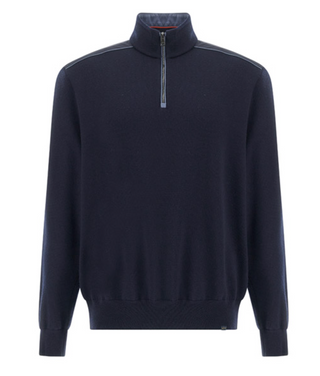 Paul & Shark - Chandail col zip de laine Typhoon Platinum