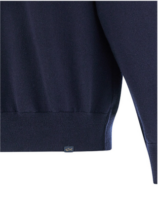 Paul & Shark - Chandail col zip de laine Typhoon Platinum