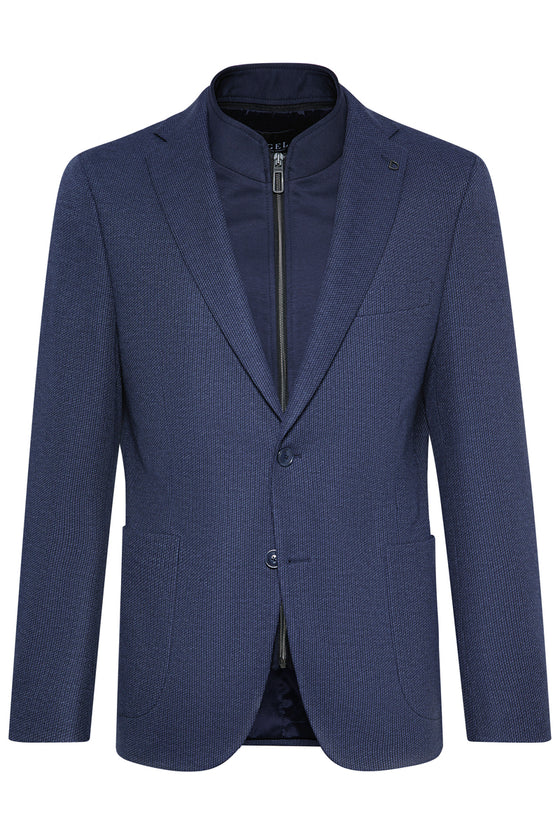 Digel - Earl-ST - Modern Fit - Veston de jersey avec insertion détachable