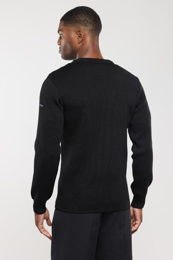 Armor-Lux - Fouesnant - Pull de laine marin uni