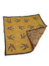 Hemley - Mouchoir de poche en soie motif oiseaux