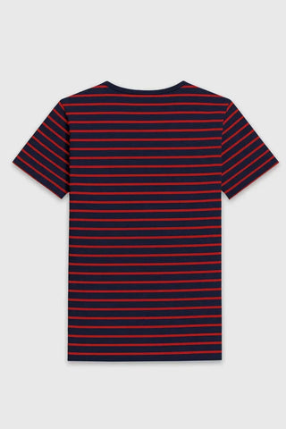 Armor-Lux - Hoëdic - Marinière coton léger manches courtes pour homme