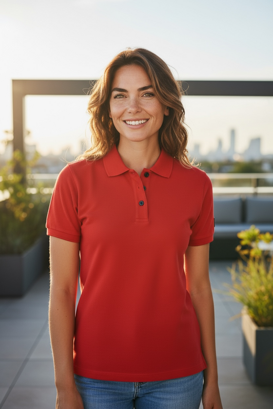 Paul & Shark Ladies - Polo manches courtes uni