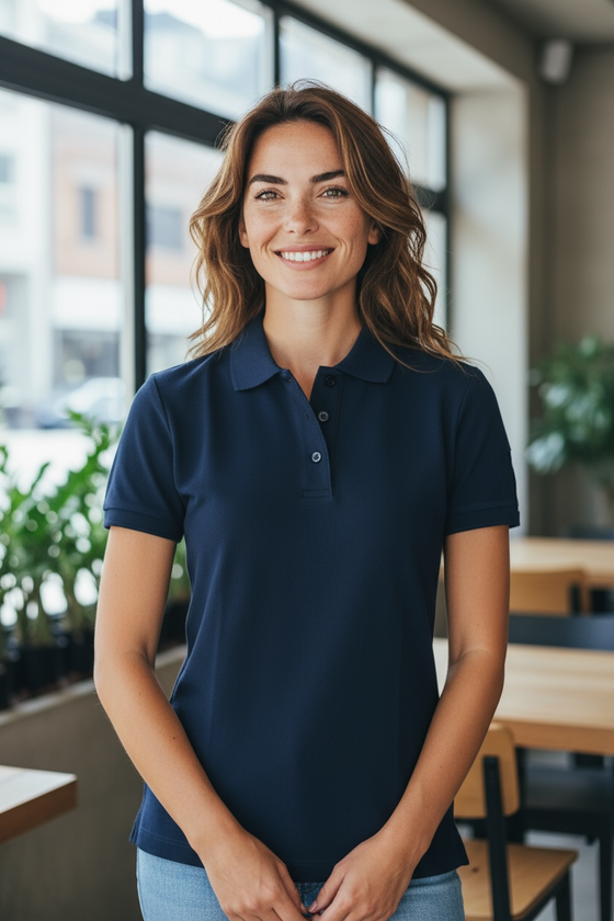Paul & Shark Ladies - Polo manches courtes uni
