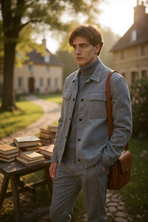 Paul & Shark - Surchemise de laine et cachemire