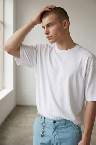 Paul & Shark - Pantalon chino de coton et soie extensible