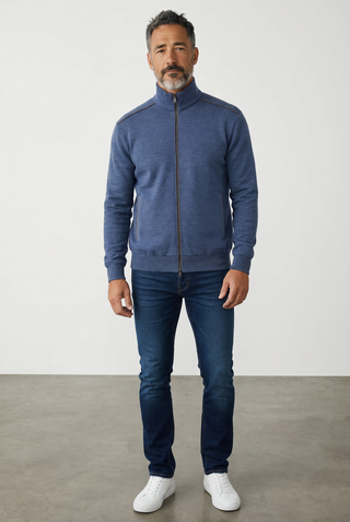 Paul & Shark - Cardigan de laine Typhoon Platinum