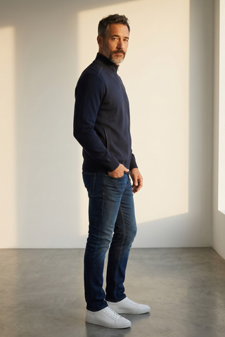 Paul & Shark - Cardigan de laine Typhoon Platinum