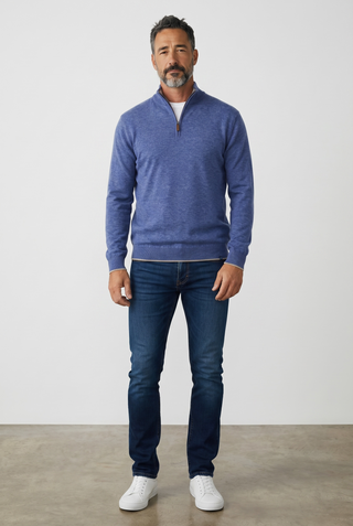 Paul & Shark - Chandail col zippé de laine Soft Piuma
