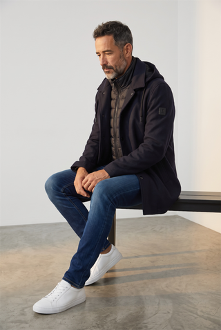 Digel - Damian - Manteau de laine avec capuchon et col détachable