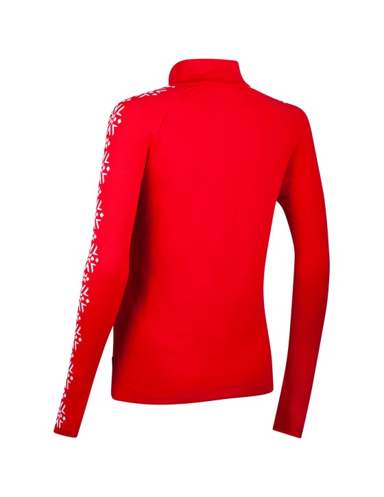 NEWLAND - Crested Butte Lady T-Neck avec Flocons aux Épaules