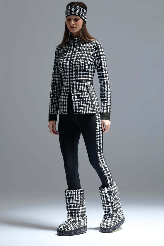 NEWLAND - Marmolada Lady Full Zip à Motifs Pied-de-poule