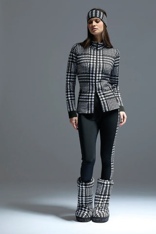 NEWLAND - Marmolada Lady Full Zip à Motifs Pied-de-poule
