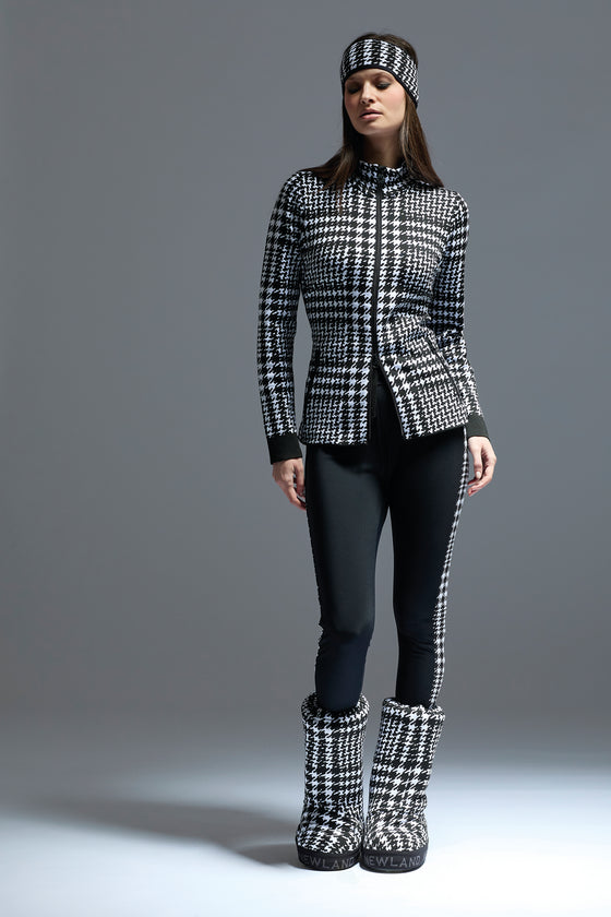 NEWLAND - Marmolada Lady Full Zip à Motifs Pied-de-poule
