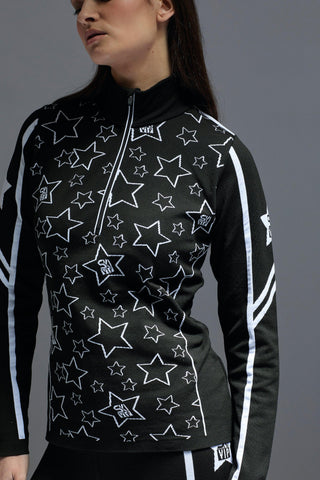 NEWLAND - Ostersund Lady T-Neck à Motifs Étoiles