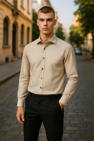 Bugatchi - James - Chemise manches longues cercles