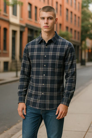 Bugatchi - James - Chemise manches longues à carreaux