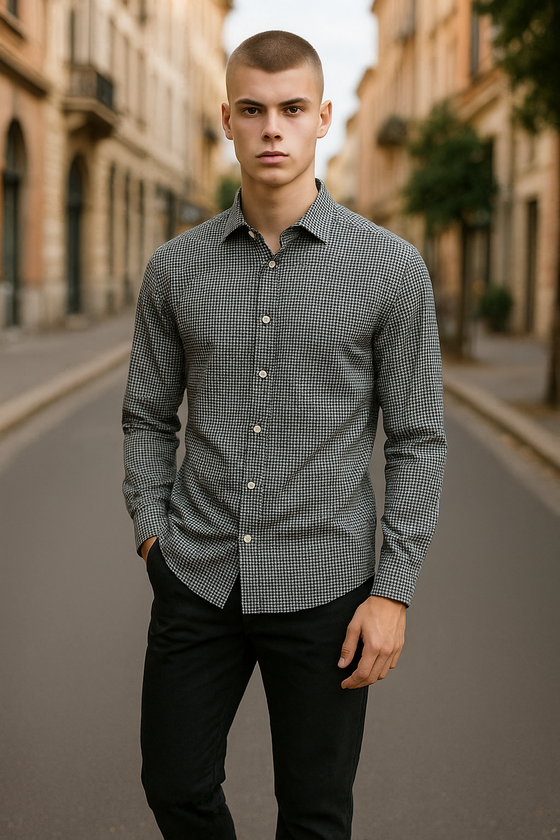 Bugatchi - James - Chemise manches longues à pois