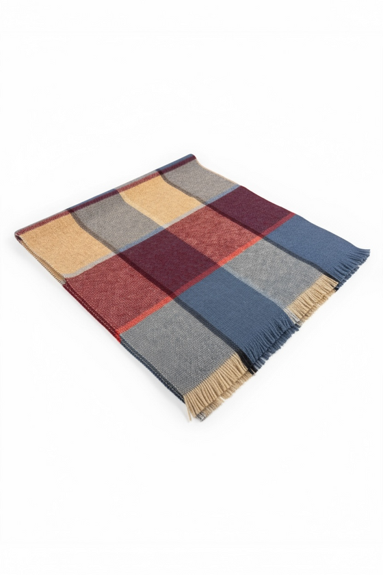 Hemley - Foulard à carreaux de cachemire