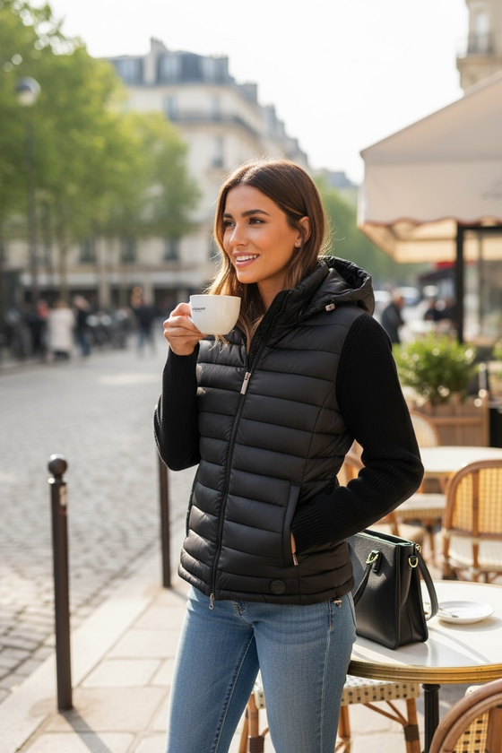 Colmar - Blouson Woven Smoky matelassé pour femme