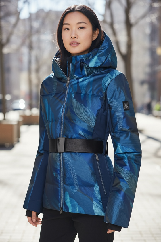 DESCENTE - Luna - Manteau de ski pour femme doublé duvet