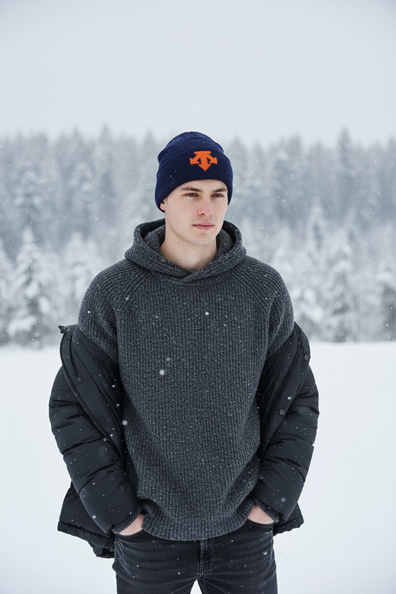 DESCENTE - Nigel - Tuque pour homme avec logo DESCENTE