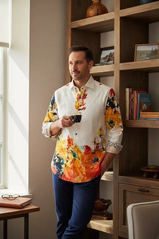 Robert Graham - Chemise PLANET ROYAL Édition Limitée