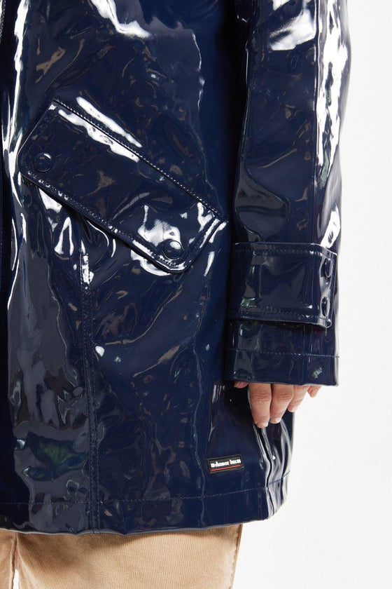 Armor-Lux - Ciré Brillant Doublé Laine Polaire pour Femme - LE CAPITAINE D'A BORD