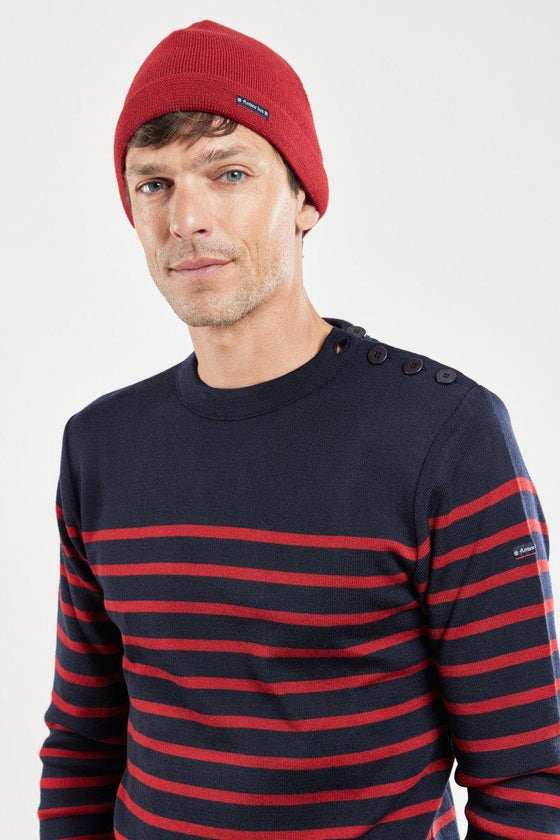 Armor-Lux - Lannion - Bonnet breton de laine uni - LE CAPITAINE D'A BORD