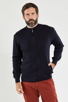  Armor-Lux - Plouescat - Cardigan de Laine Zippé Heritage - LE CAPITAINE D'A BORD