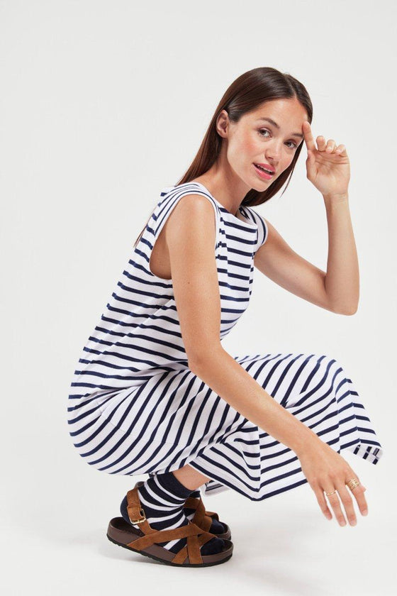 Armor-Lux - Robe débardeur rayée de coton rustique - LE CAPITAINE D'A BORD