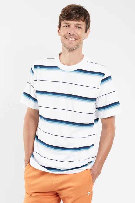 Armor-Lux - T-Shirt Jacquard Héritage - LE CAPITAINE D'A BORD