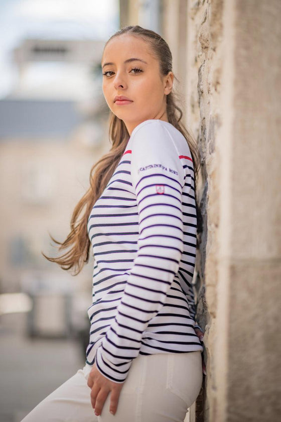 Armor-Lux X Le Capitaine D'a Bord - Marinière Femme - 40e Anniversaire (Édition Limitée) - LE CAPITAINE D'A BORD