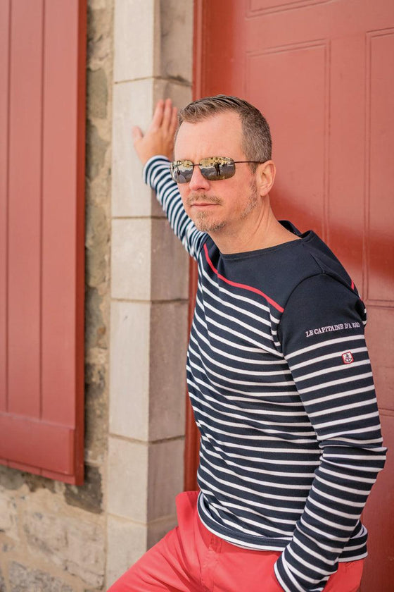 Armor-Lux X Le Capitaine D'a Bord - Marinière Homme - 40e Anniversaire (Édition Limitée) - LE CAPITAINE D'A BORD