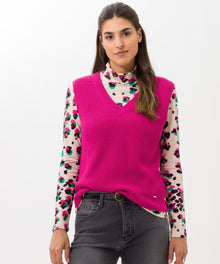  BRAX - Enie - Débardeur de laine col V - LE CAPITAINE D'A BORD