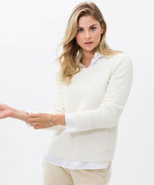  BRAX - Liz - Chandail col rond de laine - LE CAPITAINE D'A BORD