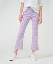  BRAX - Shakira - Pantalon raccourci à motif jacquard - LE CAPITAINE D'A BORD