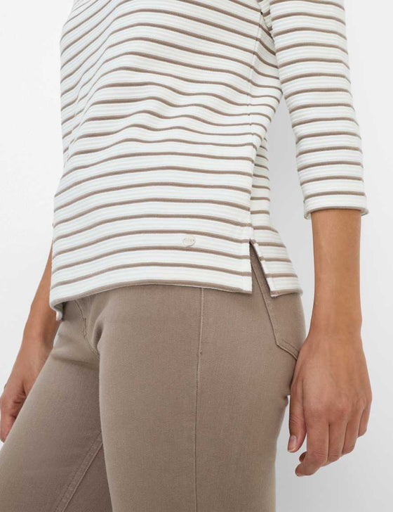 BRAX - Bonnie - Marinière rayée manches 3/4