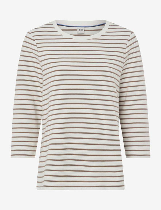 BRAX - Bonnie - Marinière rayée manches 3/4