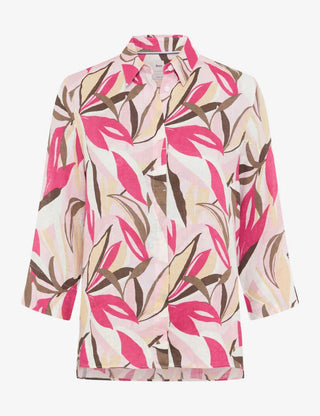 BRAX - Vicki - Blouse de lin florale