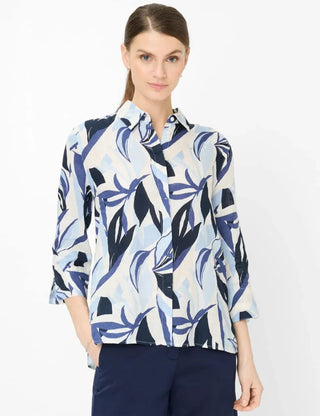 BRAX - Vicki - Blouse de lin florale