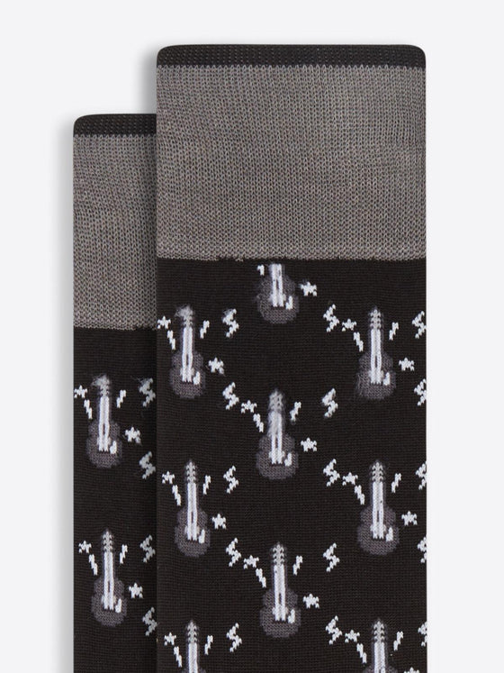 Bugatchi - Bas de coton mercerisé guitars - LE CAPITAINE D'A BORD