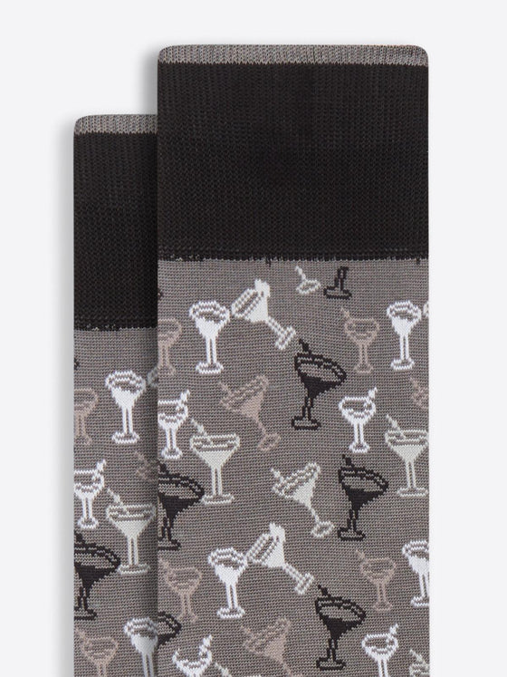 Bugatchi - Bas de coton mercerisé martini - LE CAPITAINE D'A BORD